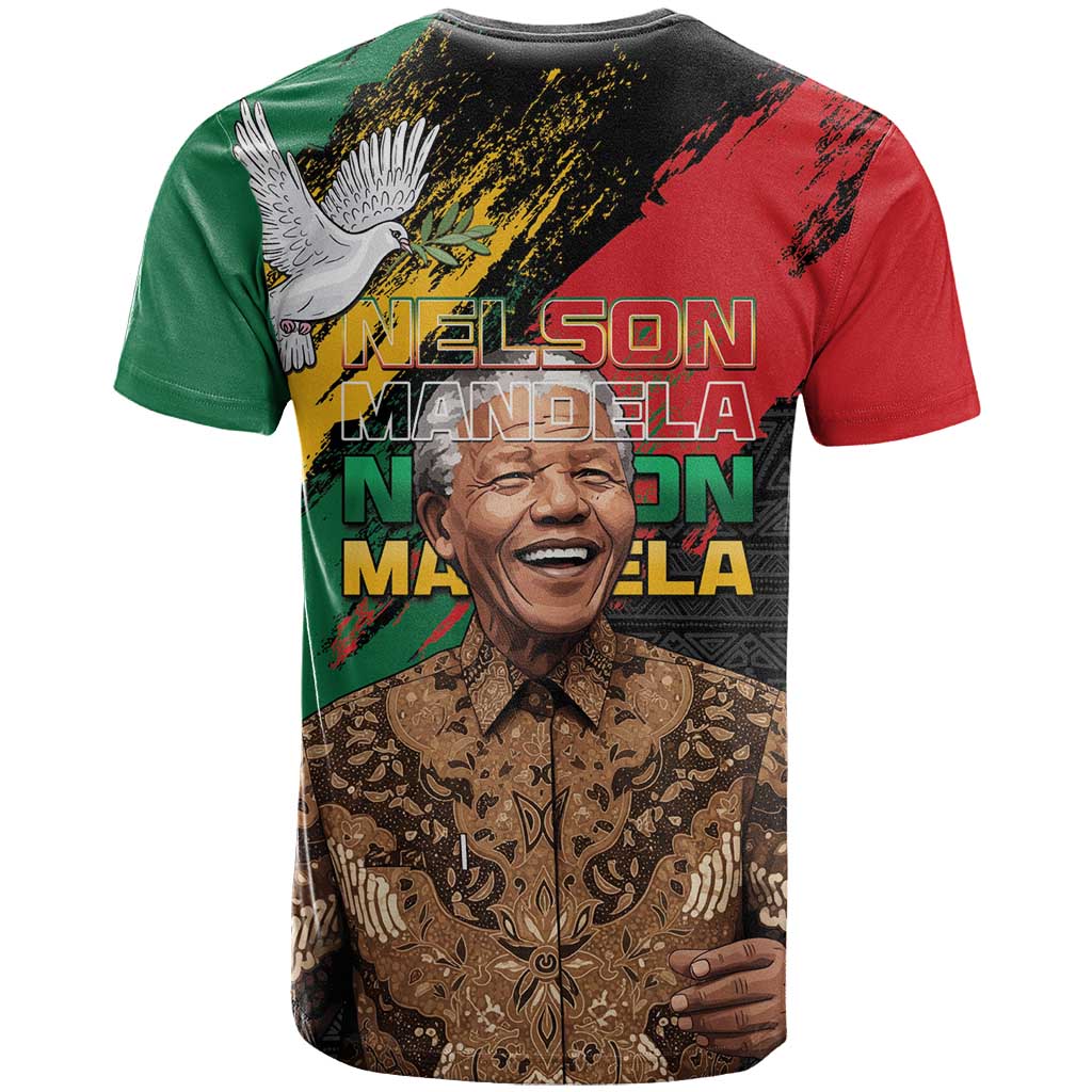 Nelson Mandela Day T shirt Pan African Flag - African Pride
