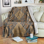 Madiba Nelson Mandela Batik Blanket Earthy Brown Indonesia Heritage - African Pride