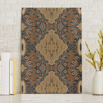 Madiba Nelson Mandela Batik Canvas Wall Art Earthy Brown Indonesia Heritage - African Pride