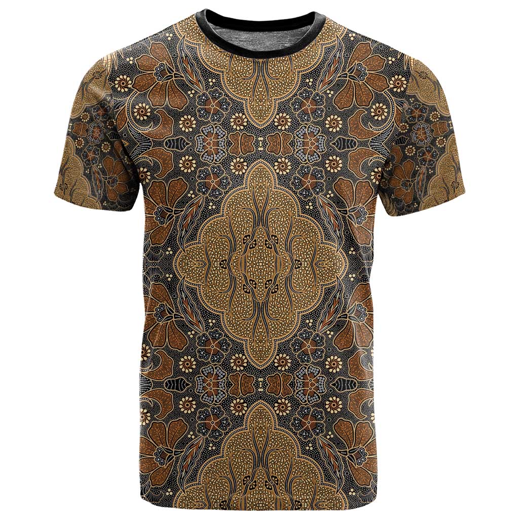 Madiba Nelson Mandela Batik T shirt Earthy Brown Indonesia Heritage - African Pride