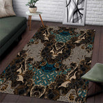 Madiba Nelson Mandela Batik Area Rug Black Indonesia Heritage - African Pride