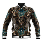 Madiba Nelson Mandela Batik Baseball Jacket Black Indonesia Heritage - African Pride