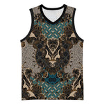 Madiba Nelson Mandela Batik Basketball Jersey Black Indonesia Heritage - African Pride