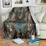 Madiba Nelson Mandela Batik Blanket Black Indonesia Heritage - African Pride