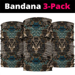 Madiba Nelson Mandela Batik Neck Gaiter Black Indonesia Heritage - African Pride