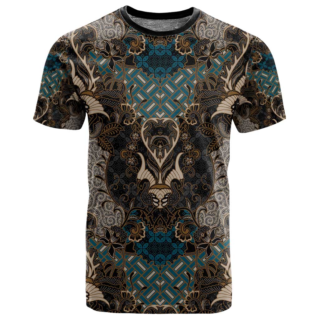 Madiba Nelson Mandela Batik T shirt Black Indonesia Heritage - African Pride