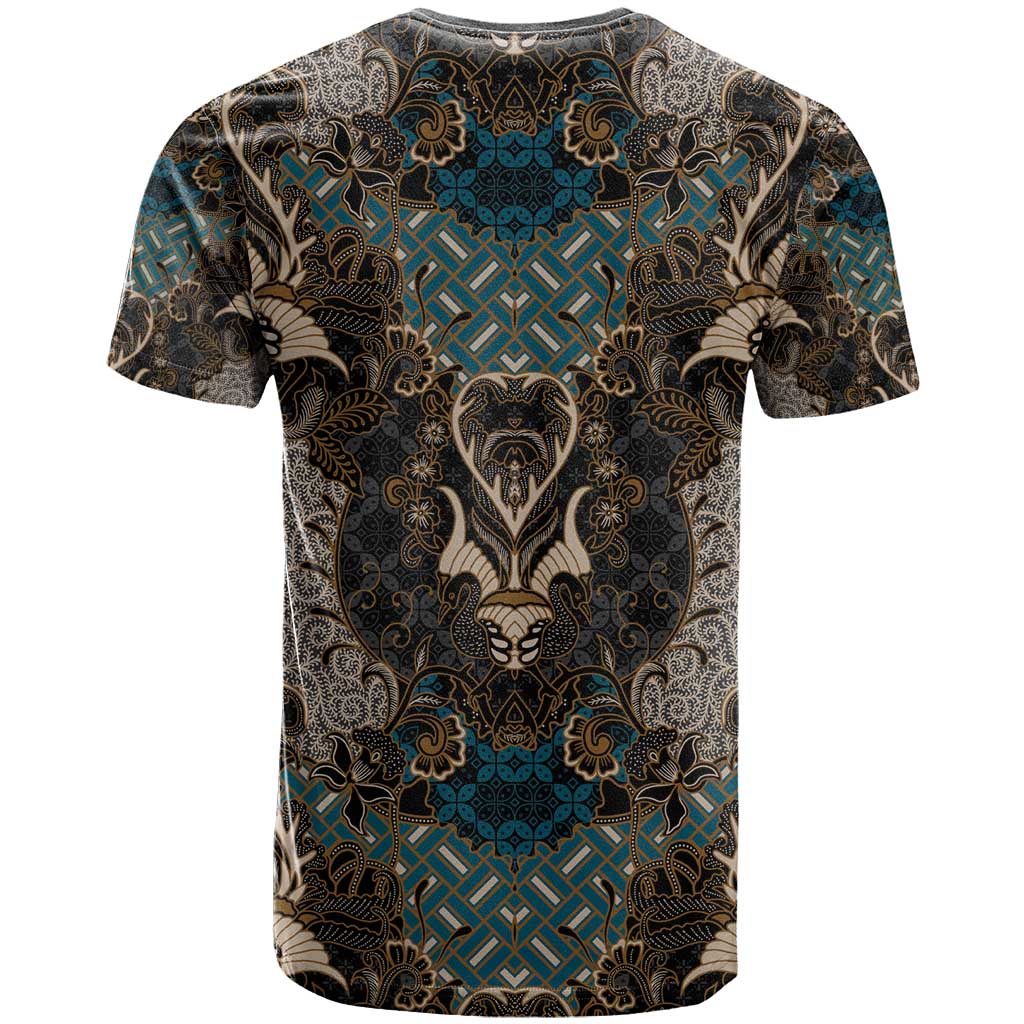 Madiba Nelson Mandela Batik T shirt Black Indonesia Heritage - African Pride