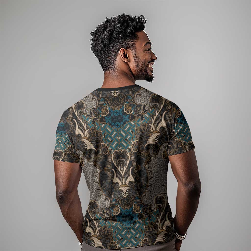 Madiba Nelson Mandela Batik T shirt Black Indonesia Heritage - African Pride