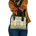 Madiba Nelson Mandela Batik Shoulder Handbag Yellow Blue Indonesia Heritage - African Pride