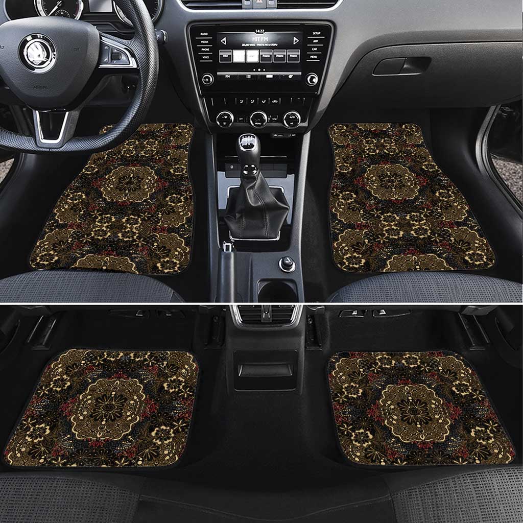 Indonesia Javanese Batik Nelson Mandela Madiba Vintage Style Car Mats - African Pride