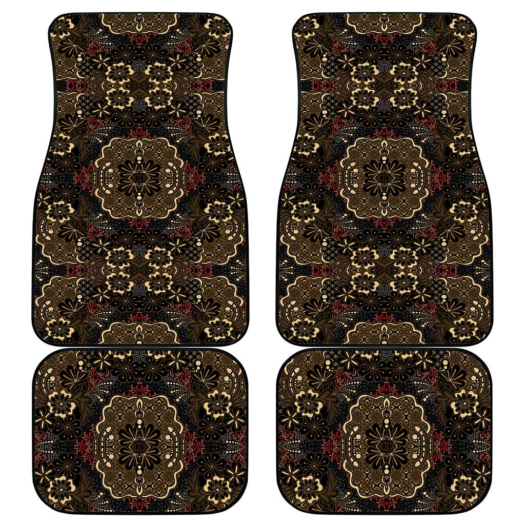 Indonesia Javanese Batik Nelson Mandela Madiba Vintage Style Car Mats - African Pride