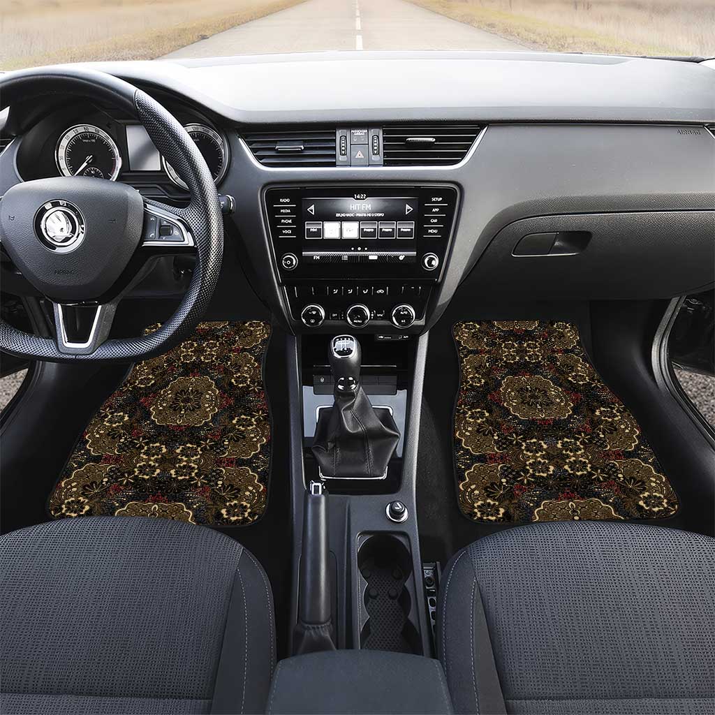 Indonesia Javanese Batik Nelson Mandela Madiba Vintage Style Car Mats - African Pride