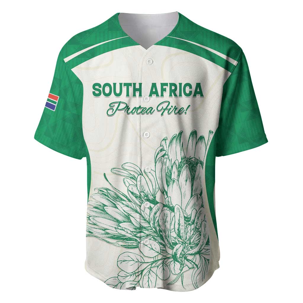 Custom South Africa Cricket Baseball Jersey We Are Champions - African Pride
