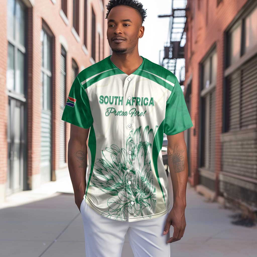 Custom South Africa Cricket Baseball Jersey We Are Champions - African Pride