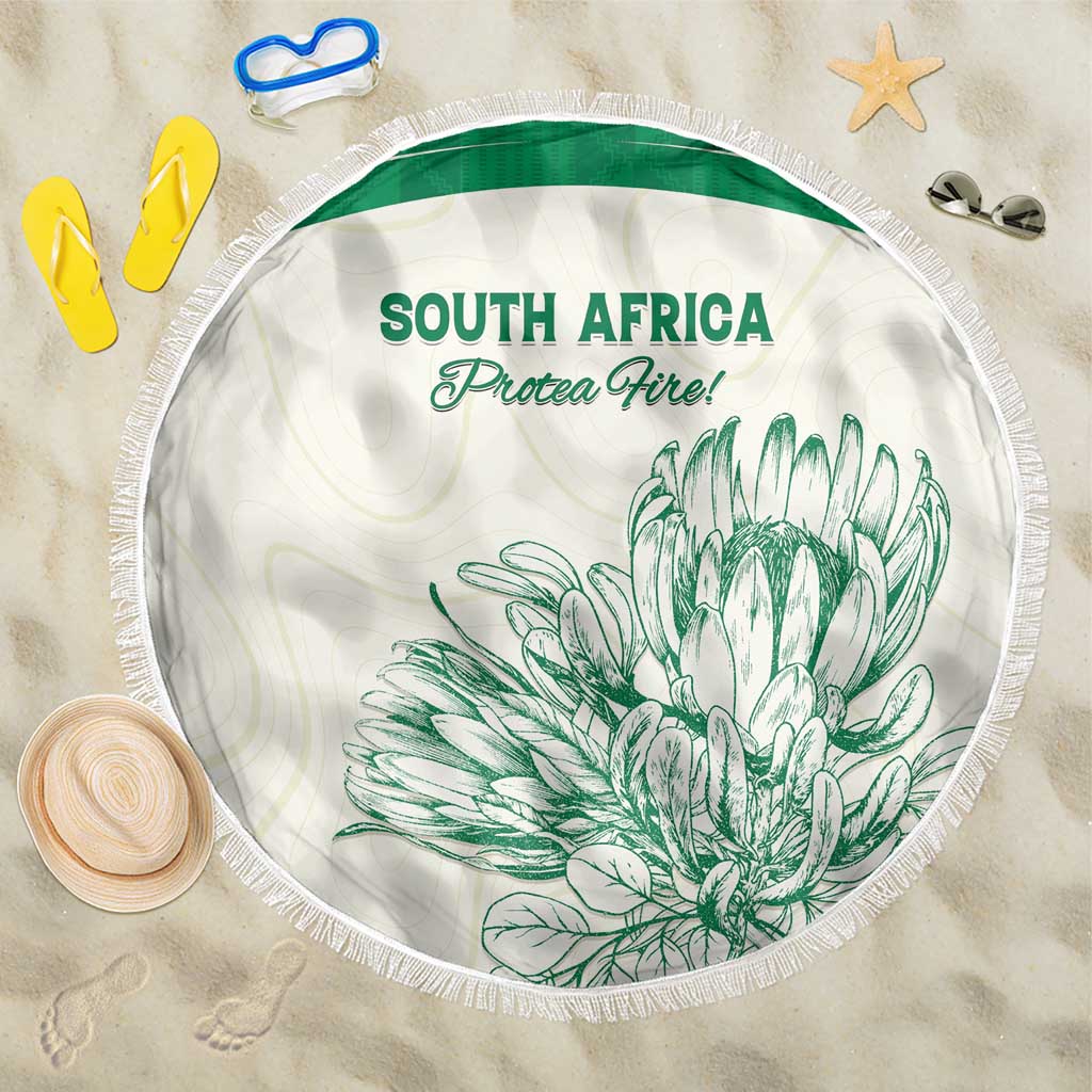 South Africa Cricket Beach Blanket We Are Champions - African Pride