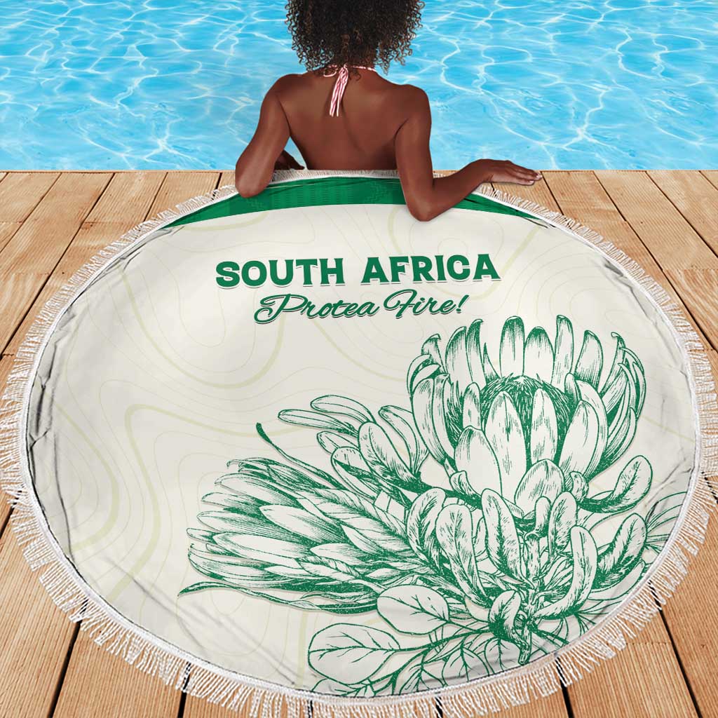 South Africa Cricket Beach Blanket We Are Champions - African Pride