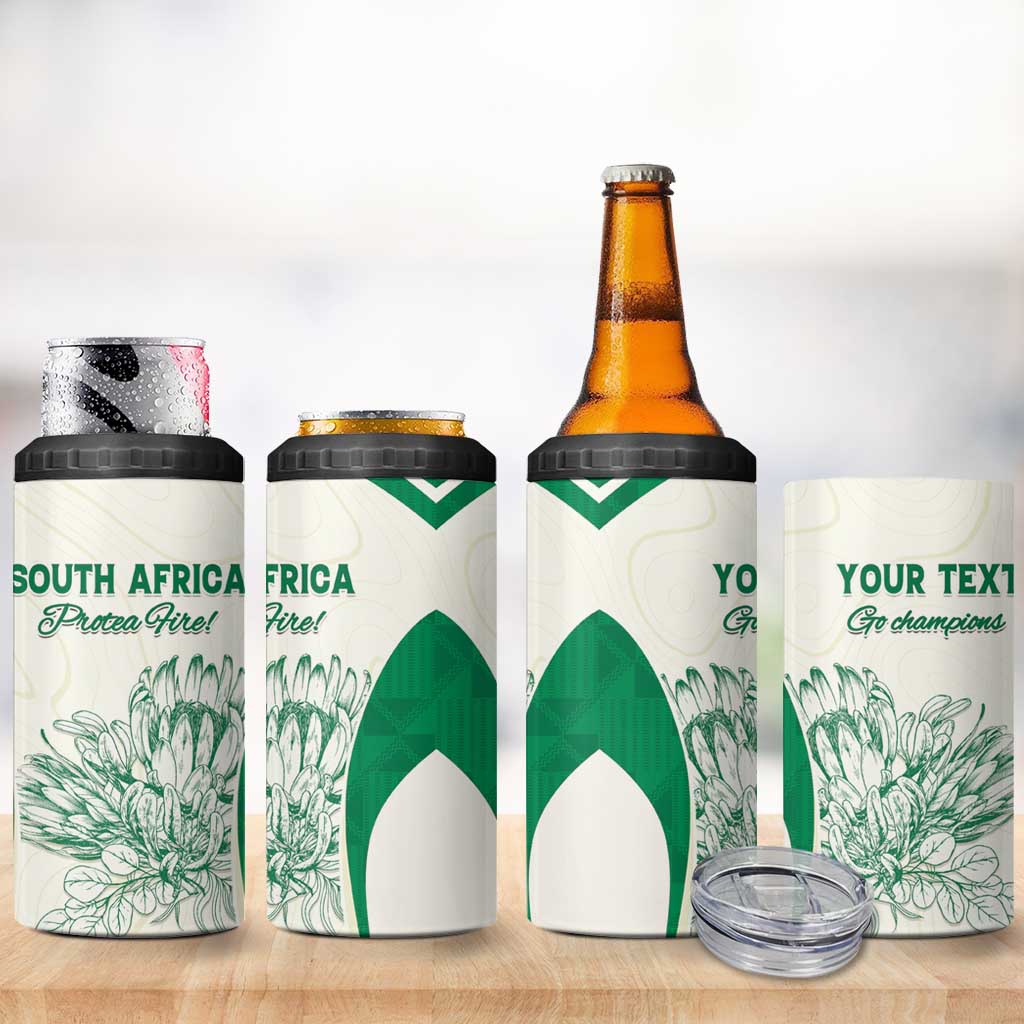 Custom South Africa Cricket 4 in 1 Can Cooler Tumbler We Are Champions LT15
