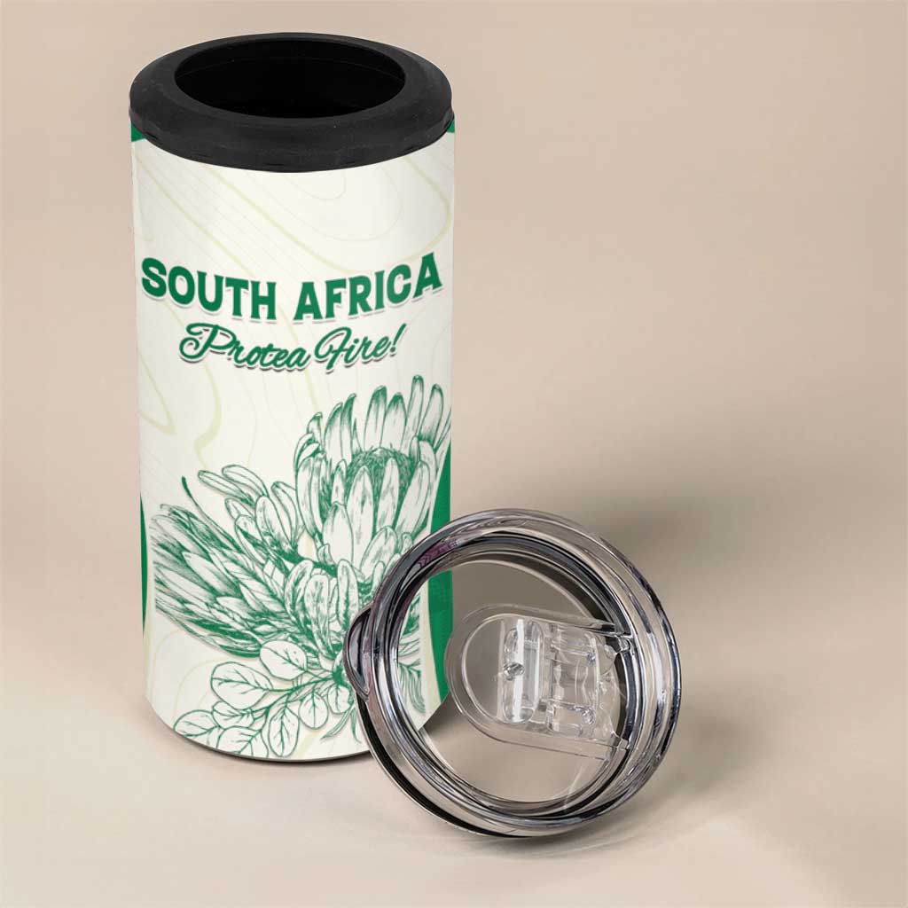 Custom South Africa Cricket 4 in 1 Can Cooler Tumbler We Are Champions LT15