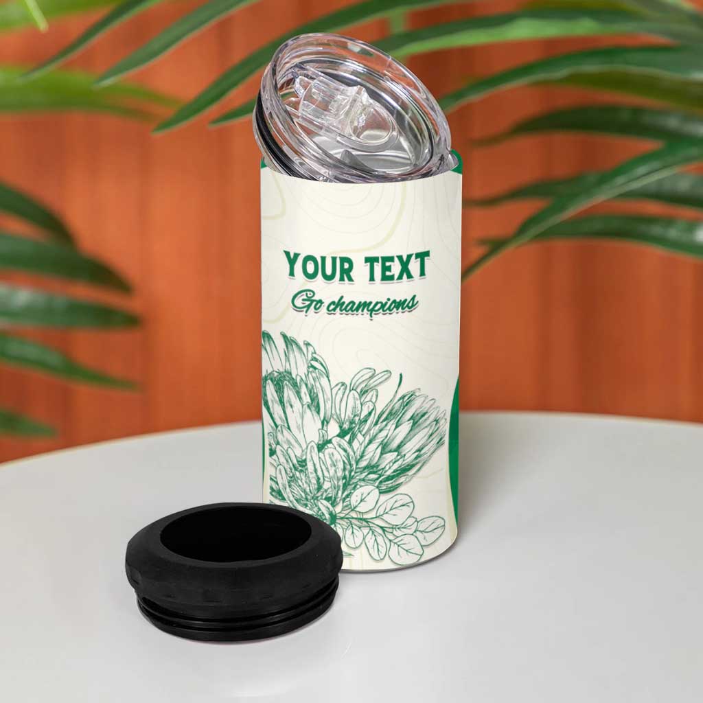 Custom South Africa Cricket 4 in 1 Can Cooler Tumbler We Are Champions LT15