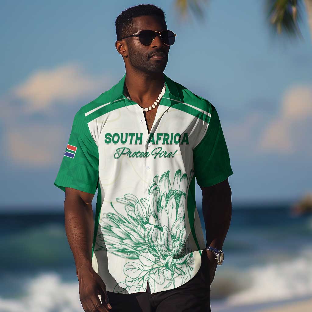 Custom South Africa Cricket Hawaiian Shirt We Are Champions - African Pride