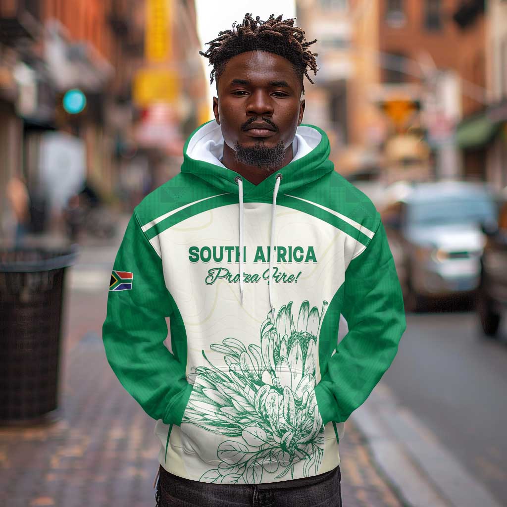 Custom South Africa Cricket Hoodie We Are Champions - African Pride