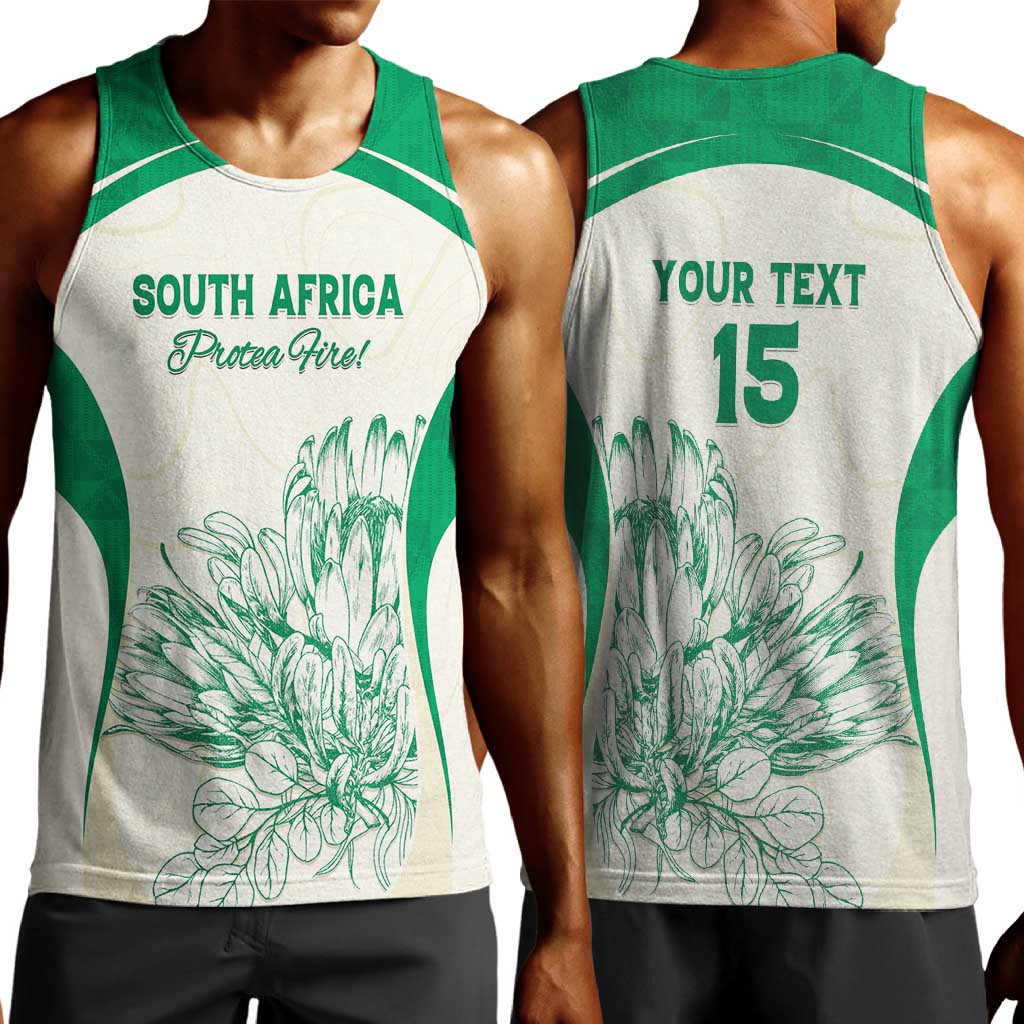 Custom South Africa Cricket Men Tank Top We Are Champions - African Pride