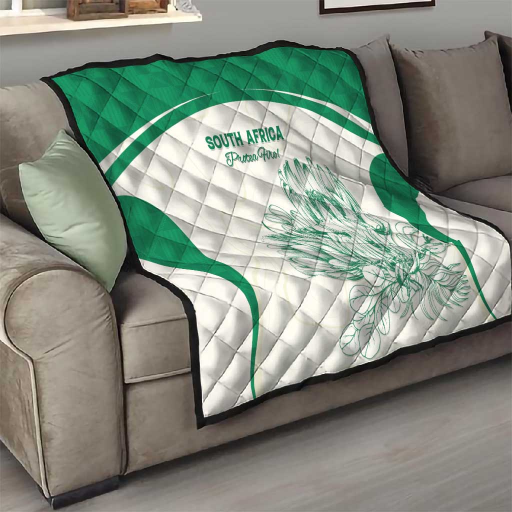 South Africa Cricket Quilt We Are Champions - African Pride