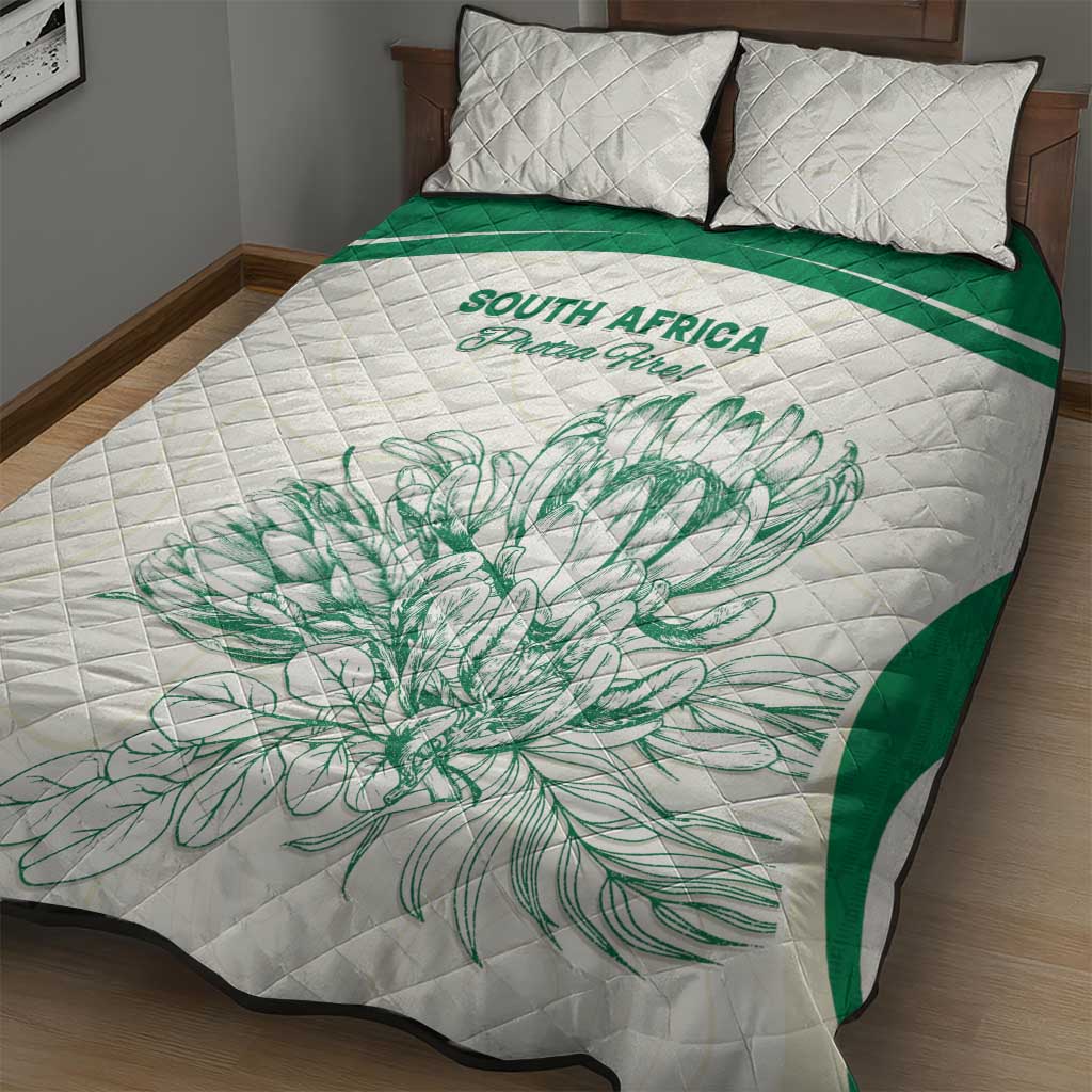 South Africa Cricket Quilt Bed Set We Are Champions - African Pride