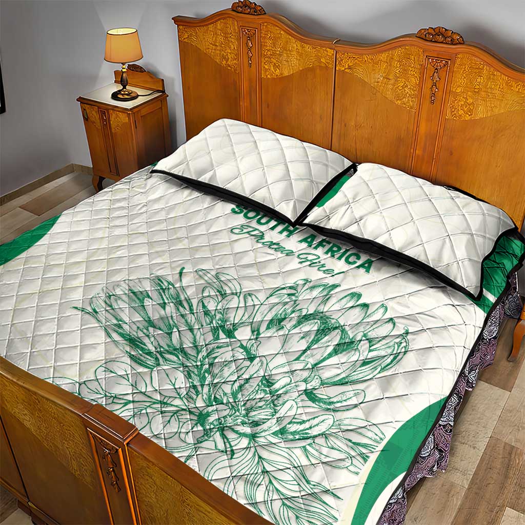South Africa Cricket Quilt Bed Set We Are Champions - African Pride