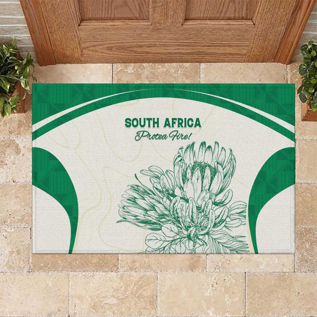 South Africa Cricket Rubber Doormat We Are Champions - African Pride