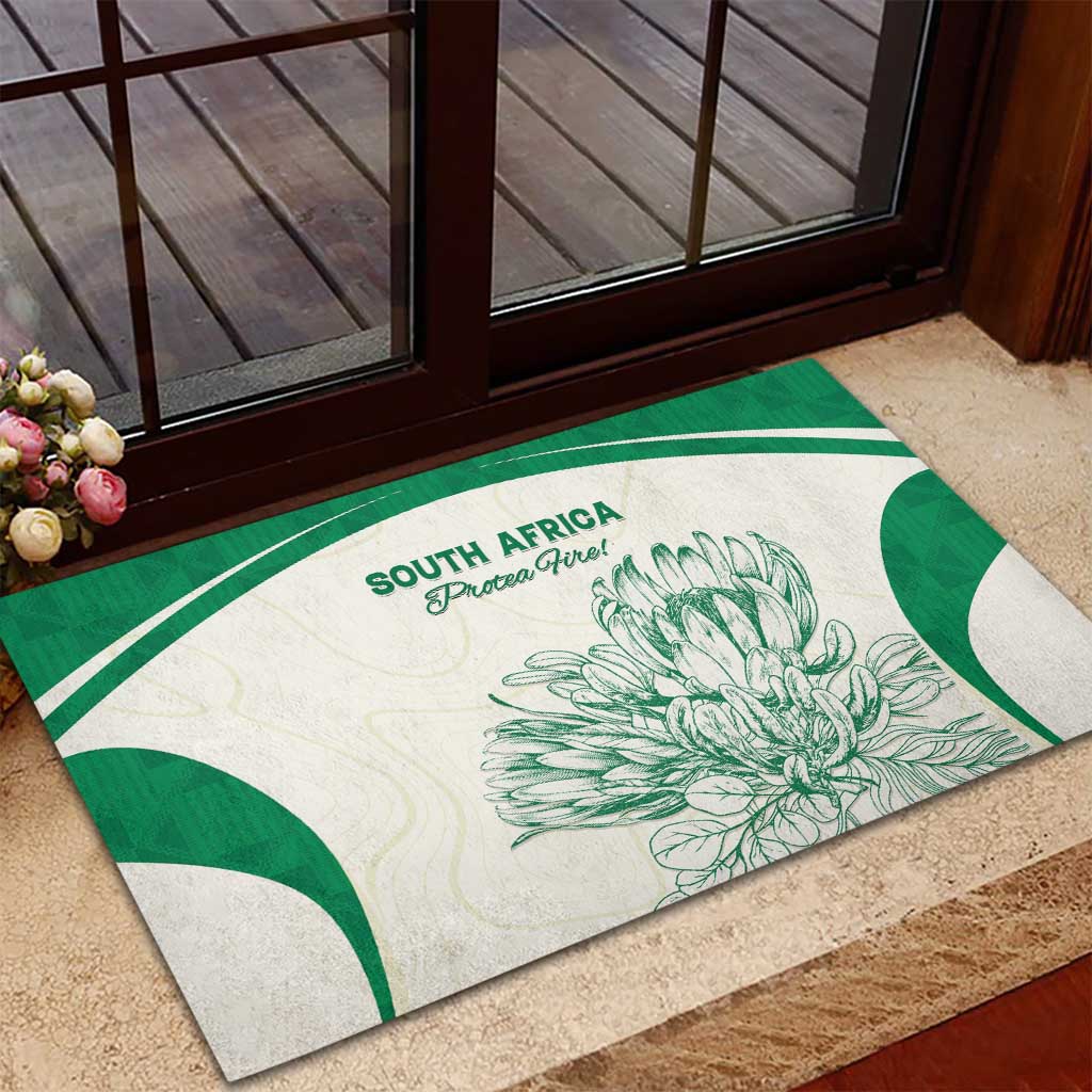 South Africa Cricket Rubber Doormat We Are Champions - African Pride