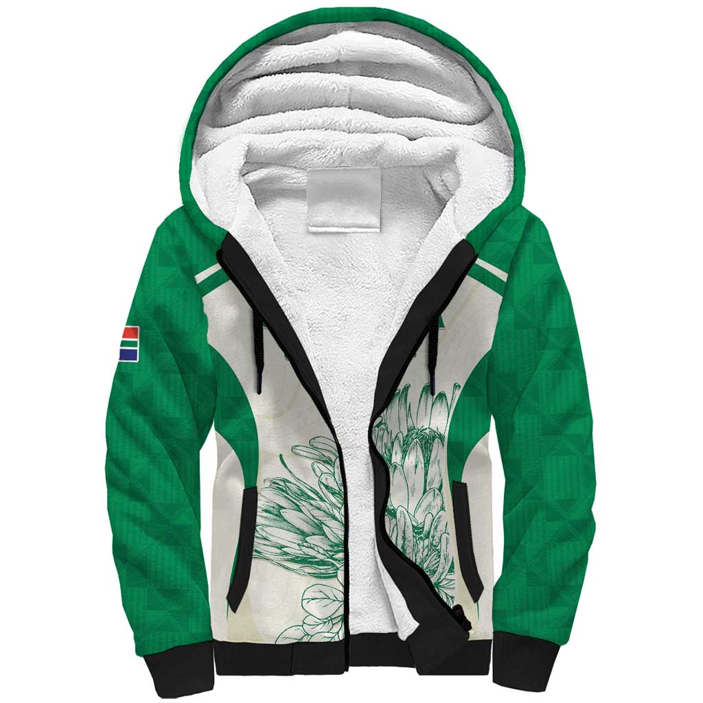 Custom South Africa Cricket Sherpa Hoodie We Are Champions - African Pride