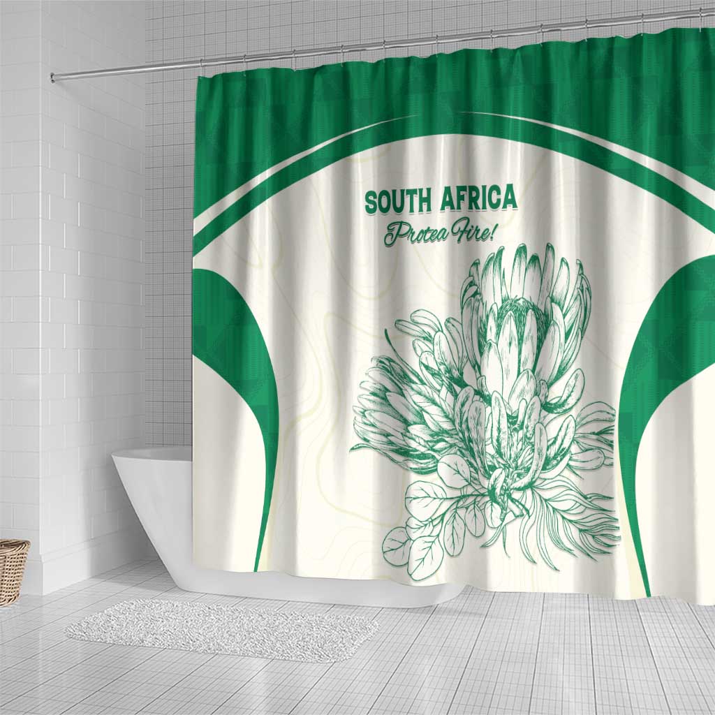 South Africa Cricket Shower Curtain We Are Champions - African Pride