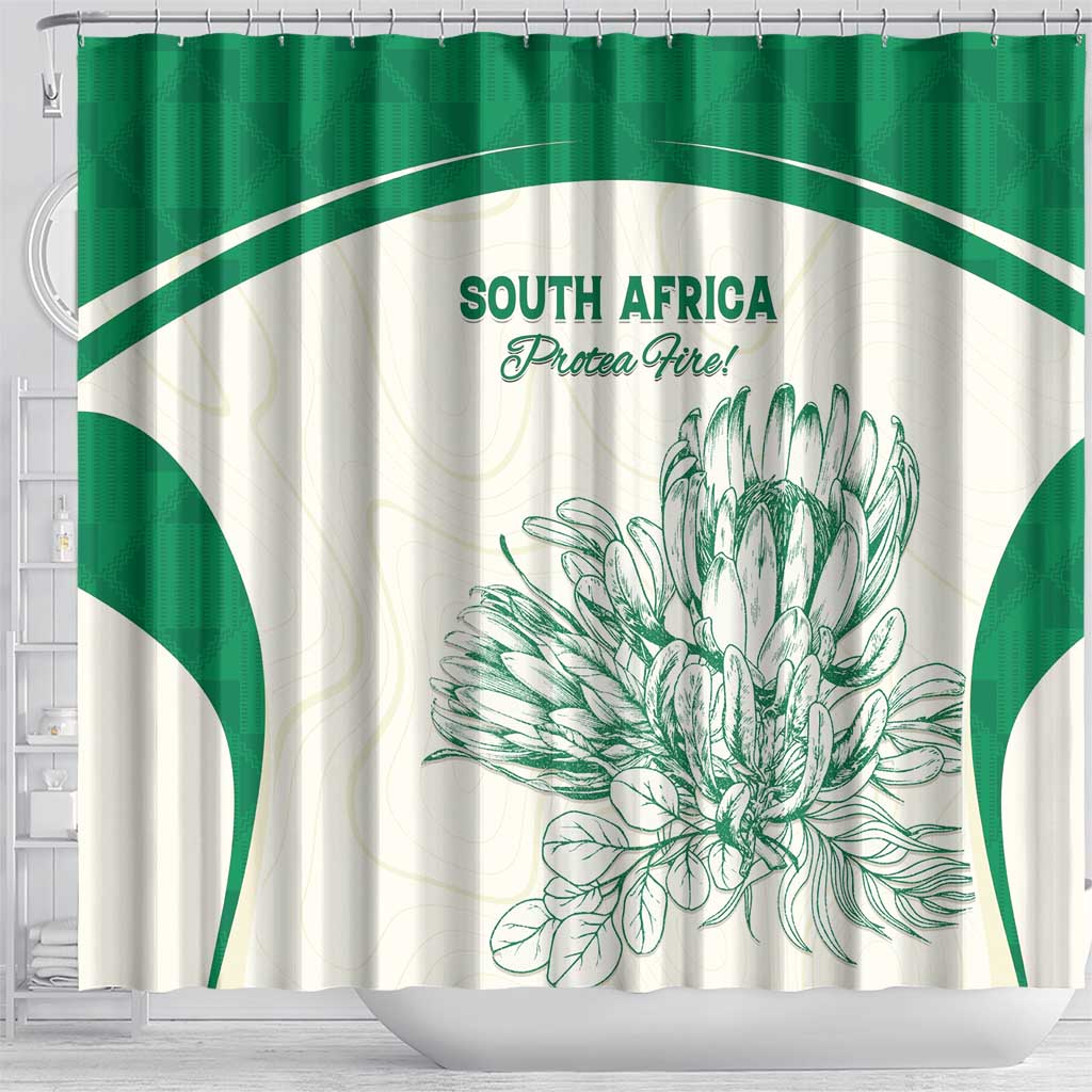South Africa Cricket Shower Curtain We Are Champions - African Pride