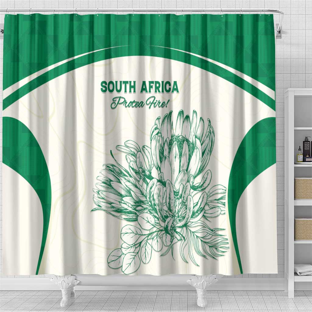 South Africa Cricket Shower Curtain We Are Champions - African Pride