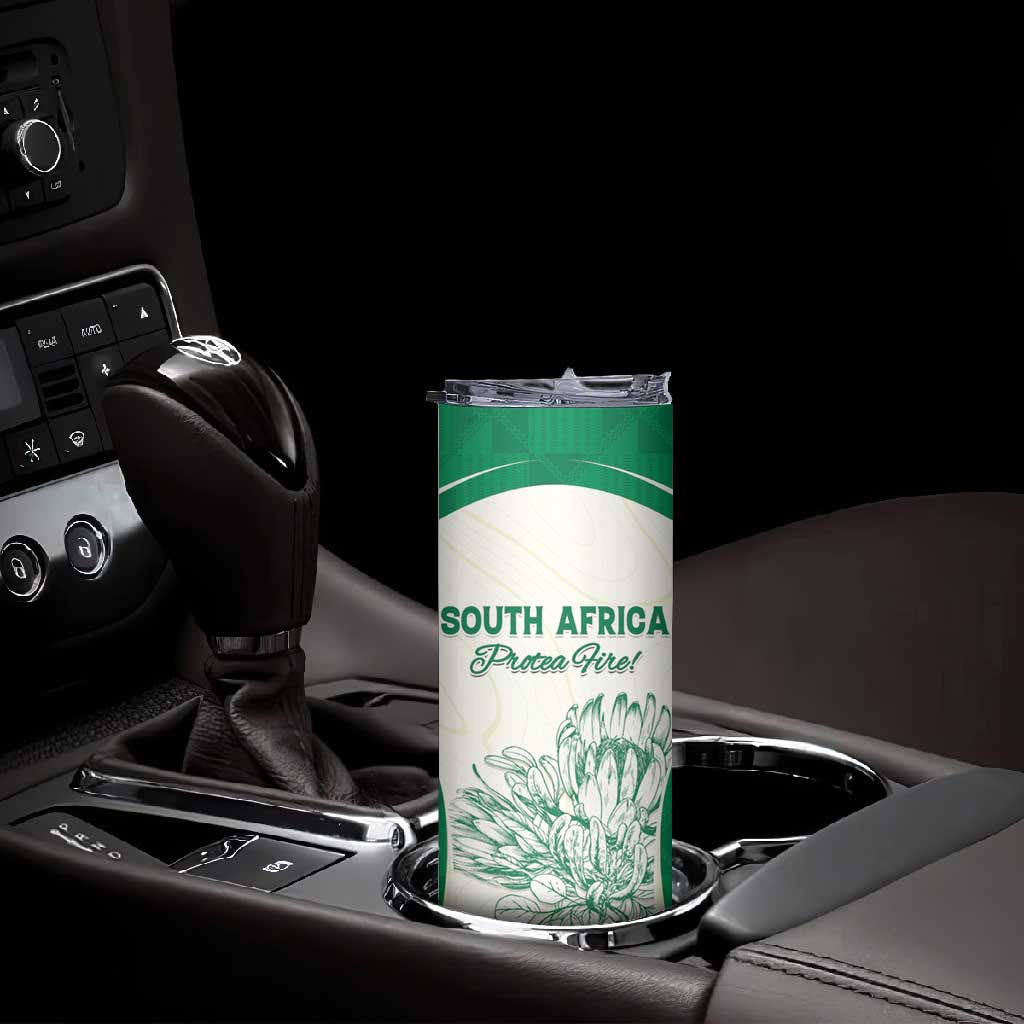 Custom South Africa Cricket Skinny Tumbler We Are Champions LT15