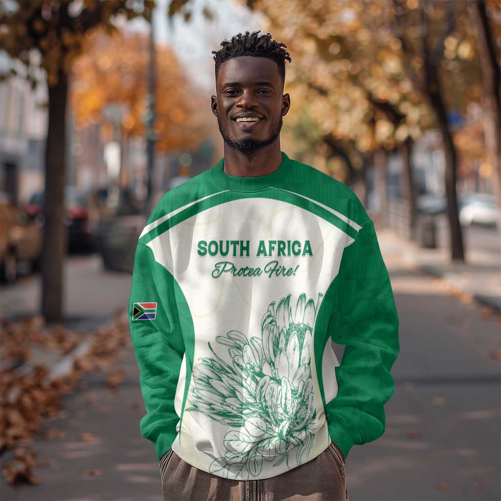 Custom South Africa Cricket Sweatshirt We Are Champions - African Pride