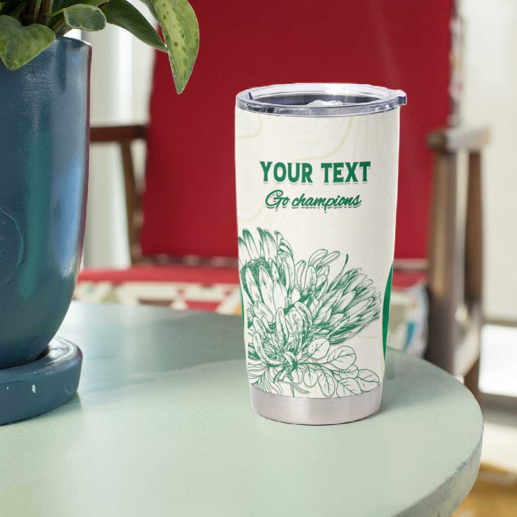 Custom South Africa Cricket Tumbler Cup We Are Champions LT15