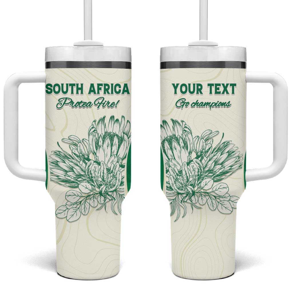 Custom South Africa Cricket Tumbler With Handle We Are Champions LT15