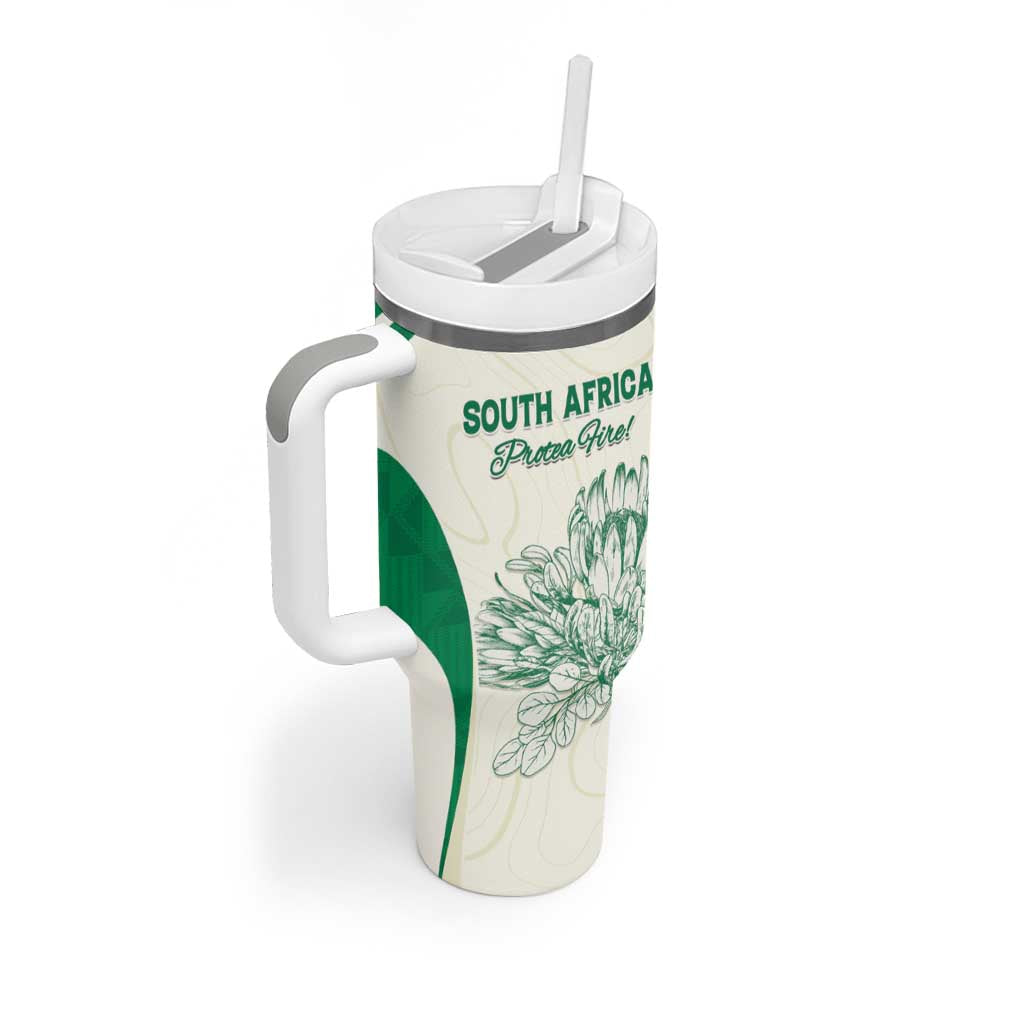 Custom South Africa Cricket Tumbler With Handle We Are Champions LT15