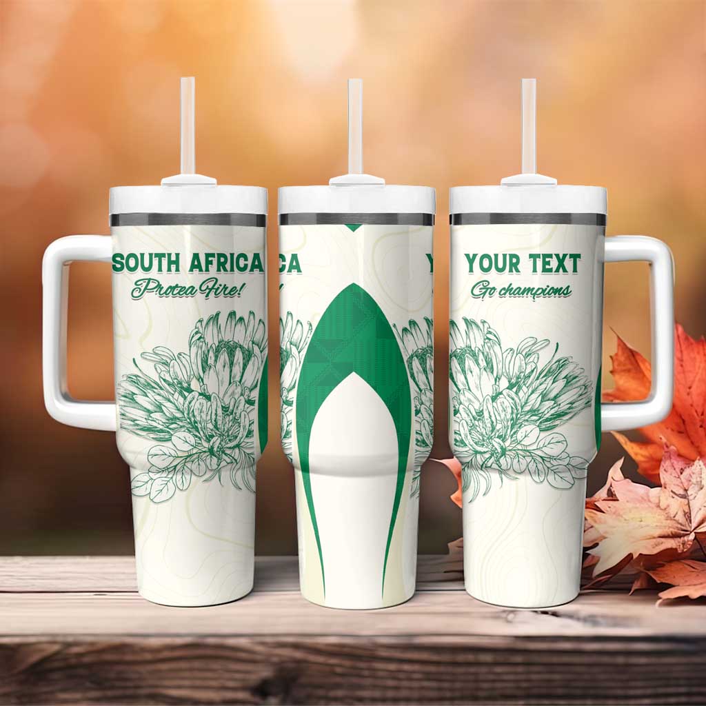 Custom South Africa Cricket Tumbler With Handle We Are Champions LT15