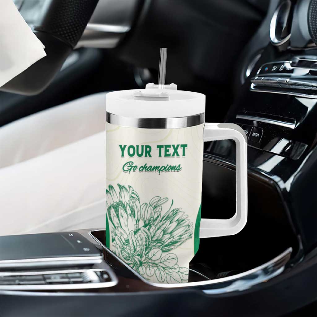 Custom South Africa Cricket Tumbler With Handle We Are Champions LT15