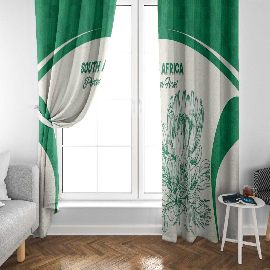 South Africa Cricket Window Curtain We Are Champions - African Pride
