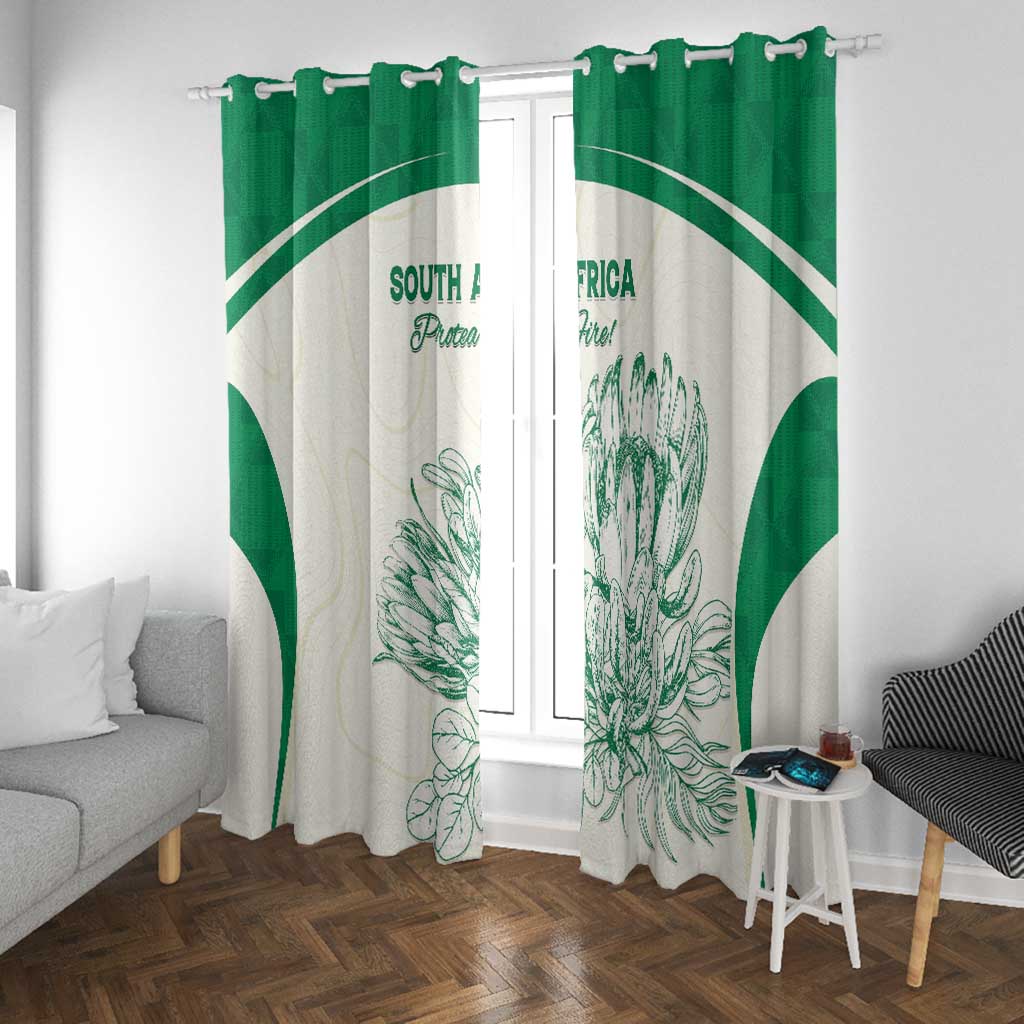 South Africa Cricket Window Curtain We Are Champions - African Pride