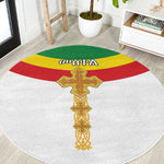 Meskel Ethiopia Round Carpet True Cross - African Pride
