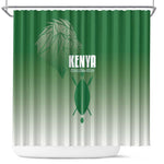 Kenya Football Shower Curtain Go Harambee Stars - African Pride