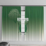 Kenya Football Window Curtain Go Harambee Stars - African Pride