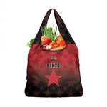 Kenya Football Grocery Bag Harambee Harambee Stars - Red Jersey - African Pride
