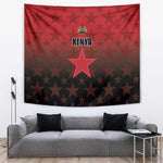 Kenya Football Tapestry Harambee Harambee Stars - Red Jersey - African Pride
