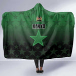 Kenya Football Hooded Blanket Harambee Harambee Stars - Green Jersey - African Pride
